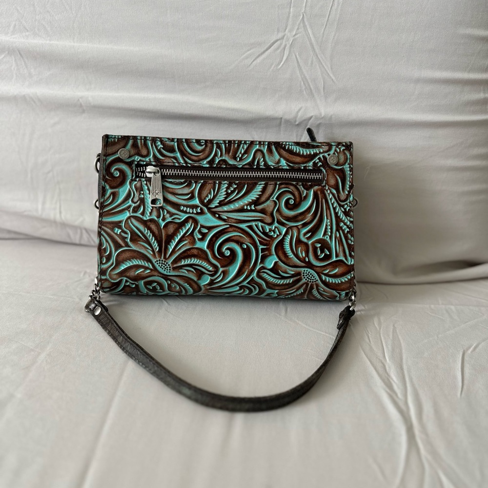 Patricia Nash Turquoise Turati purse